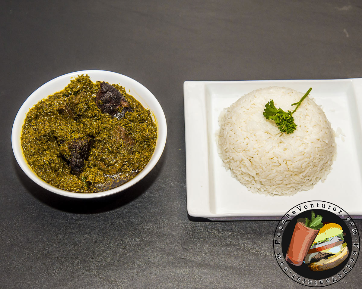 Afrik  Cassava Leave White Rice