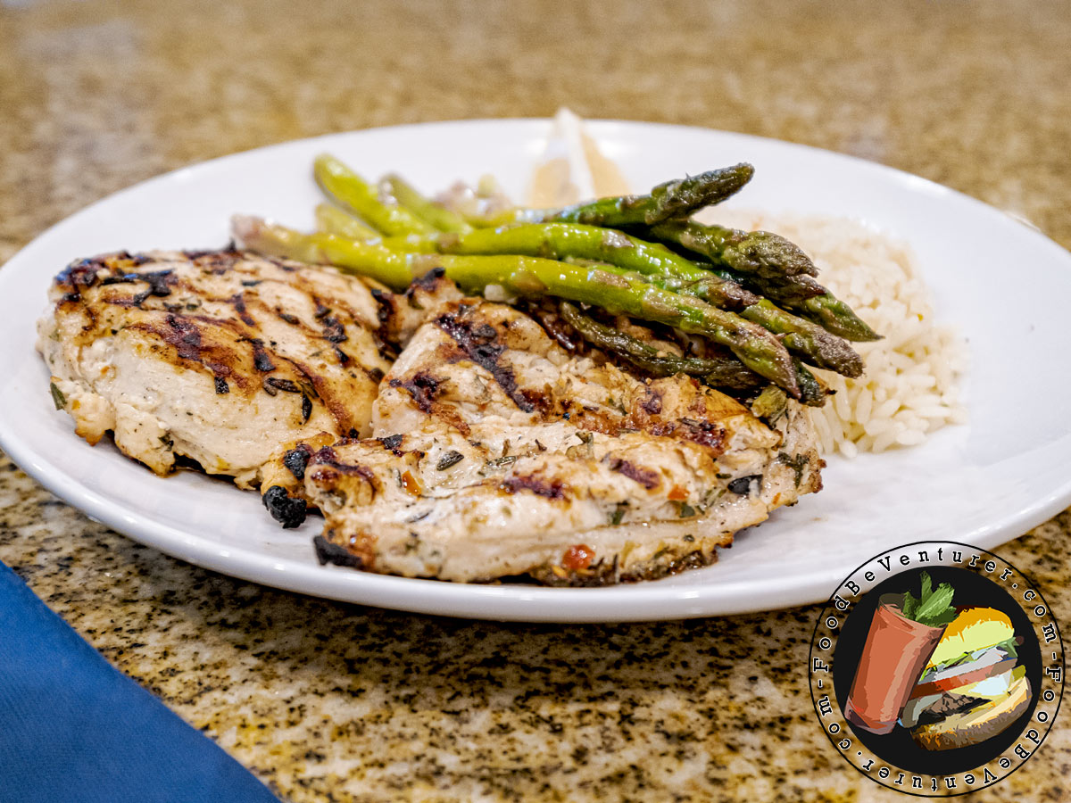 Atlantic Grille Urbana MD Rosemary Chicken Asparagus