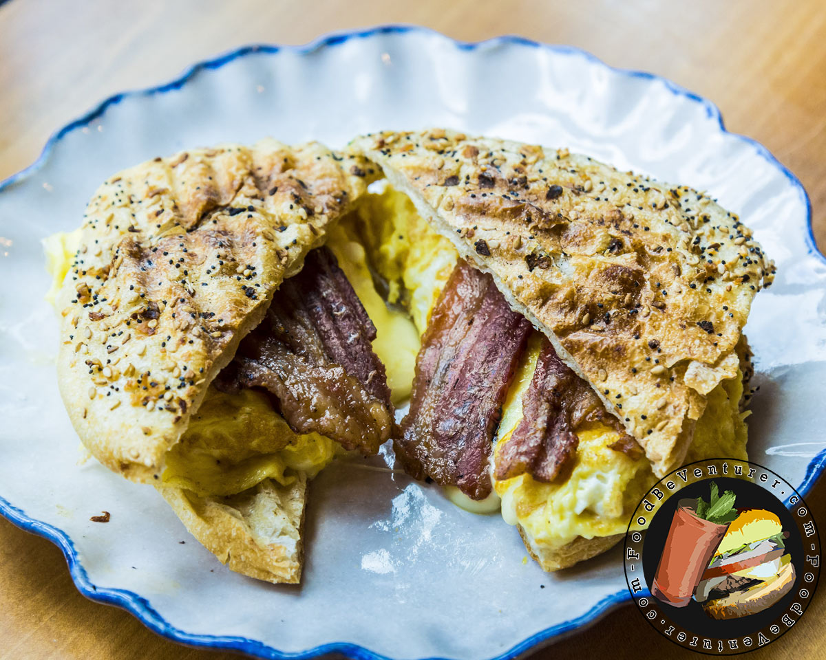 Bakeshop On20th  Bacon Egg Cheese Philly Muffin