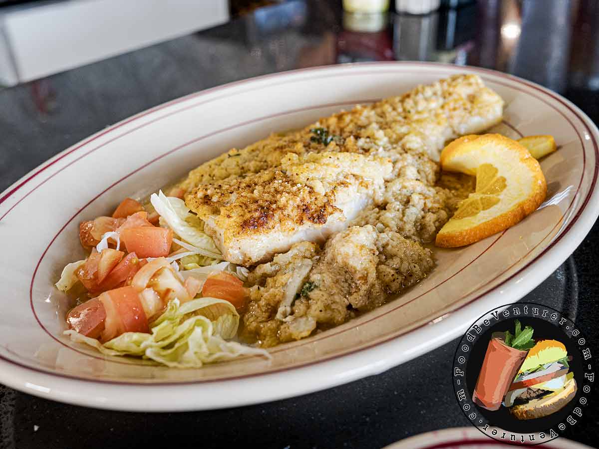 Charles Town Family Diner WV Baked Haddock