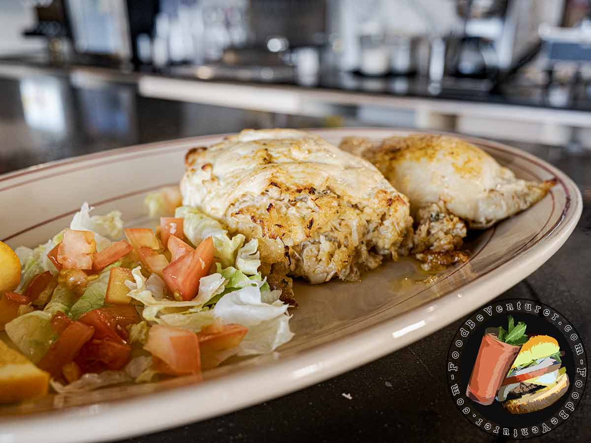 Charles Town Family Diner WV Crab Stuffed Chicken