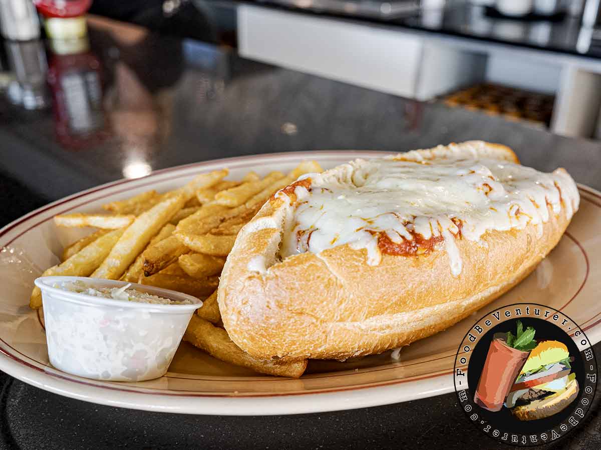 Charles Town Family Diner WV Meatball Parm Sub