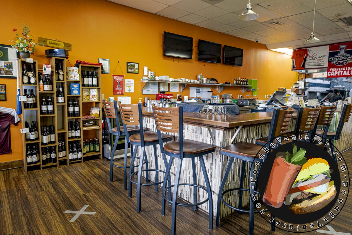 Dal Grano McLean VA interior and bar