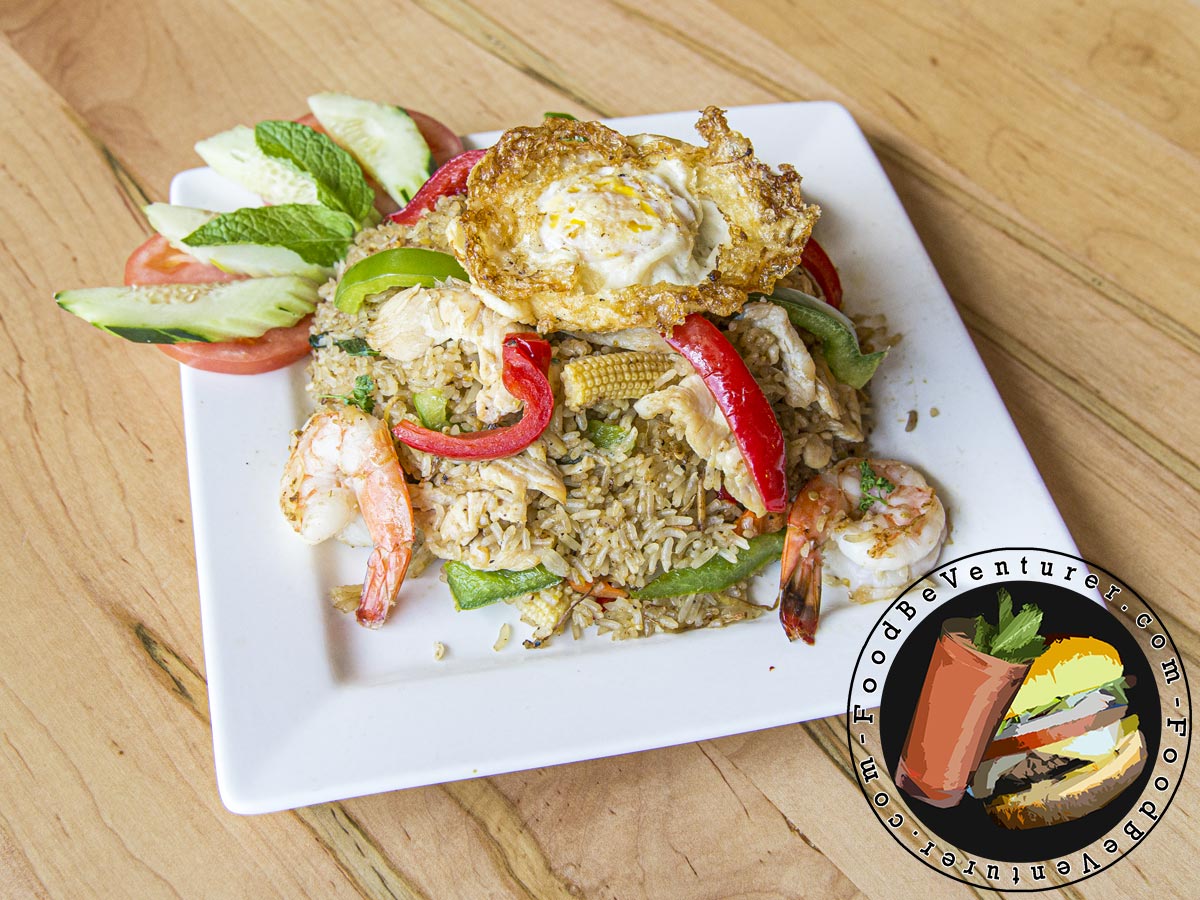 Eattini Thai Kitchen Green Curry Fried Rice Fried Egg