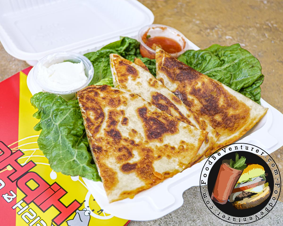 Hip Hop Fish Chicken Quesadilla