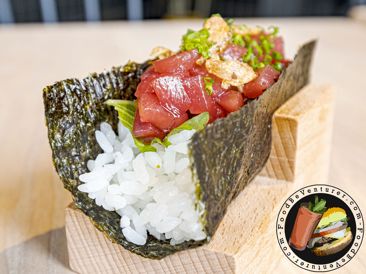 Kema By Kenaki Potomac MD Akami Shiso Tuna Hand Roll