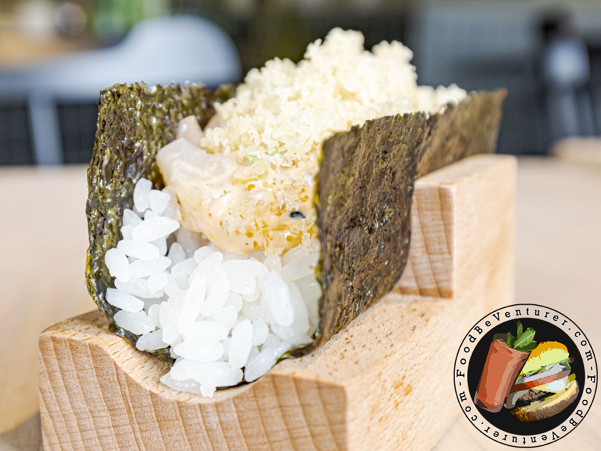 Kema By Kenaki Potomac MD Crunchy Spicy Scallop Hand Roll