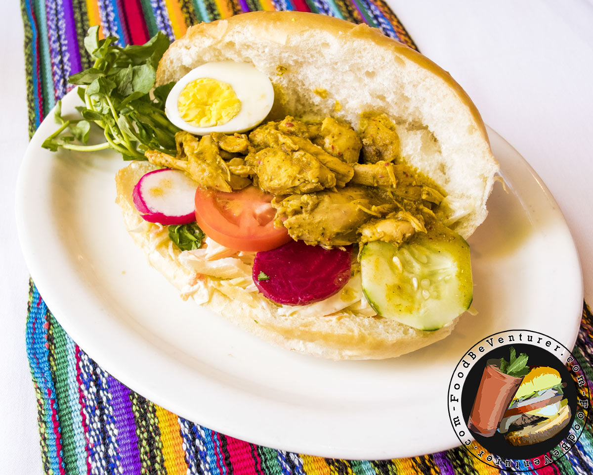 La Bamba Restaurant Salvatorian Chicken Sandwich