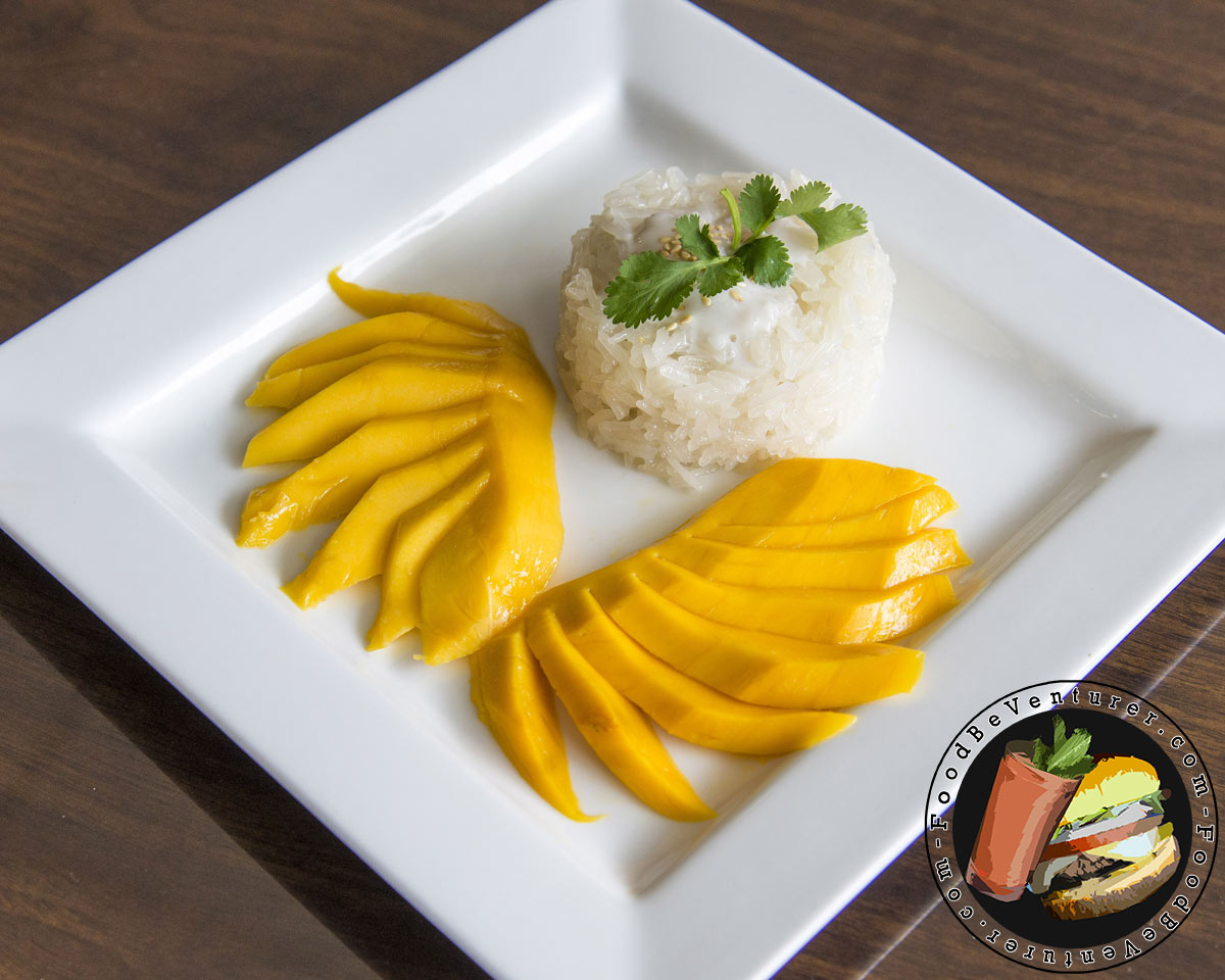 Lamoon Thai Restaurant Silver Spring MD Sticky Rice Mango