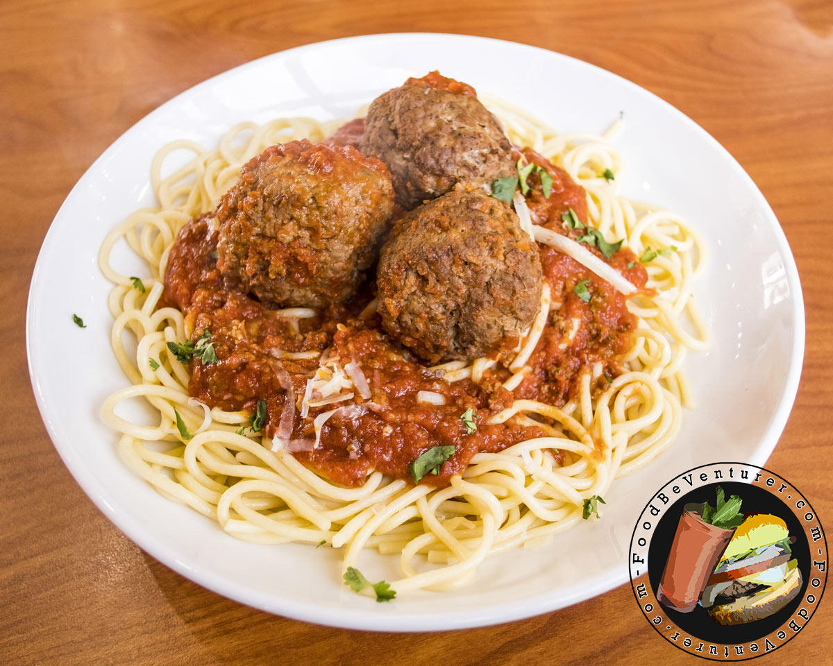 Manhattan Pizza VA Spaghetti Meatballs