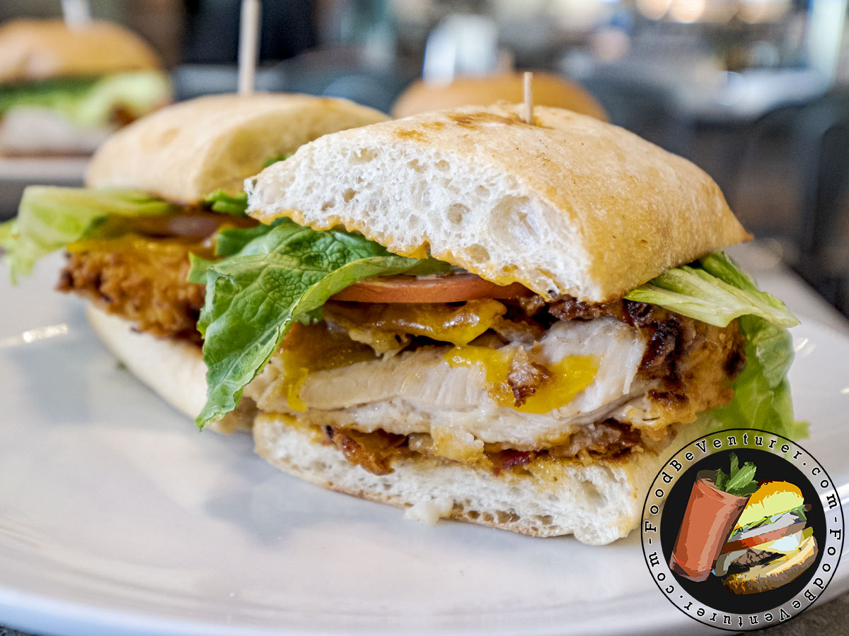 Reds Table Reston VA Fried Chicken Sandwich